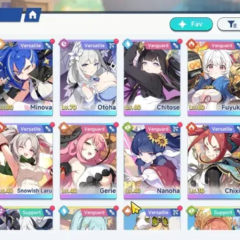 Stella Sora Accounts Global Lv 40|12 SSR 6 Limited|(Shia,Otoha,Chitose,Fuyuka,Firefly,Snowish Laru)|19 SSR Disc|10K SDust,7K