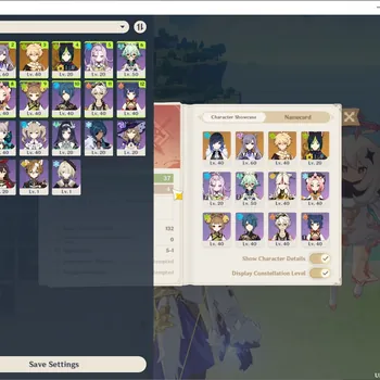Genshin Impact Accounts Mid Game Asia|AR 37|1 Limited |Yelan + 2 Standard Keqing & Tighnari|Rate ON|Low Quest & Explore|Male