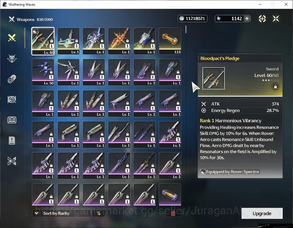 Wuthering Waves Accounts NA|UL 45|1,1K Astrite|2 Limited|[Mornye RC1,August image 4