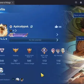 Honor of Kings Accounts Rare Skin Global|113H 110S|AOT Allain,Mayene|Legend Lam,LiXin|Saint Seiya:HouYi|LNY DaQiao|Limited