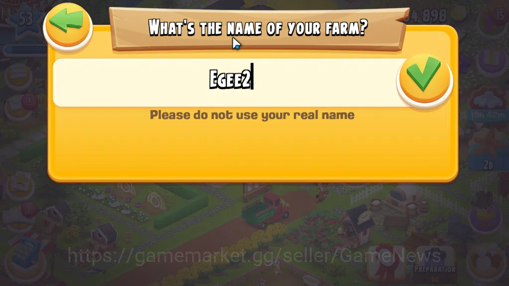 Hay Day Accounts Level 53 | Barn Storage 3000 + Silo Storage 800| 1M Coins, 216 Dm |CN ON|Log Supercell ID|Take Email|Check 11