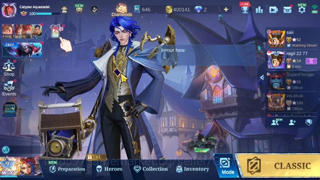 Mobile Legends: Bang Bang Accounts Hero 132|Skin 302|High Immo 103|Aspirant Vexana,Ko image 1