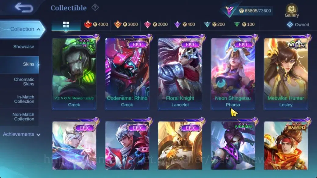 Mobile Legends: Bang Bang Accounts Hero 132|Skin 302|High Immo 103|Aspirant Vexana,Ko image 10