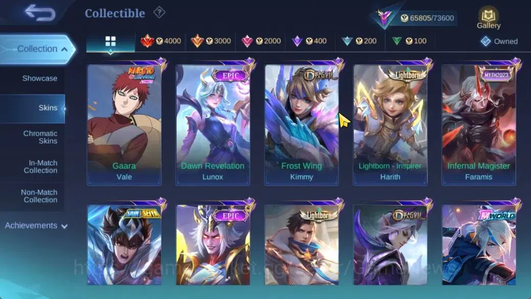 Mobile Legends: Bang Bang Accounts Hero 132|Skin 302|High Immo 103|Aspirant Vexana,Ko image 12