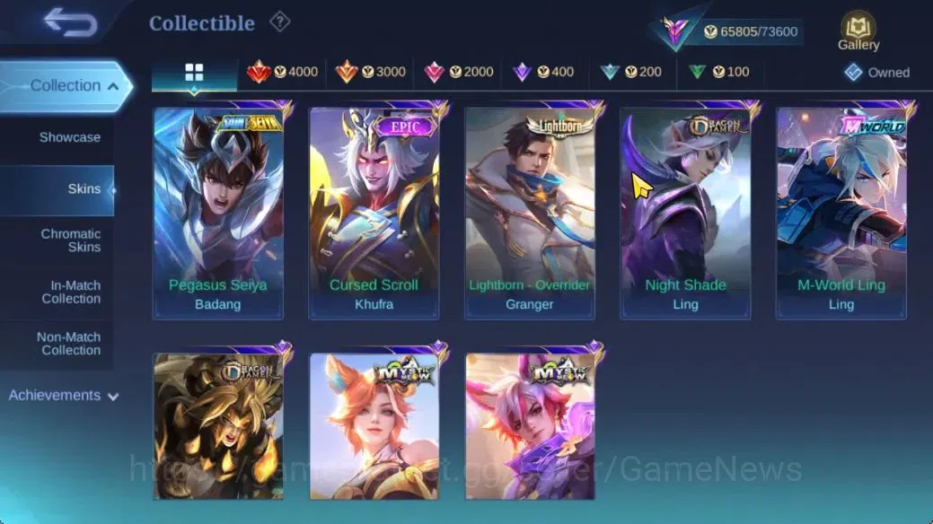 Mobile Legends: Bang Bang Accounts Hero 132|Skin 302|High Immo 103|Aspirant Vexana,Ko image 13