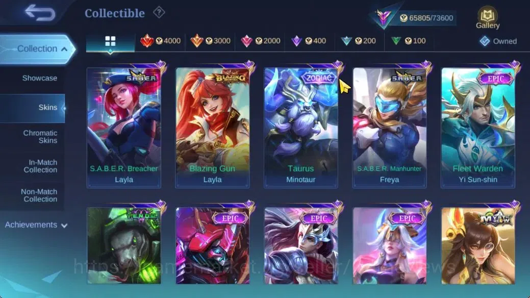 Mobile Legends: Bang Bang Accounts Hero 132|Skin 302|High Immo 103|Aspirant Vexana,Ko image 9