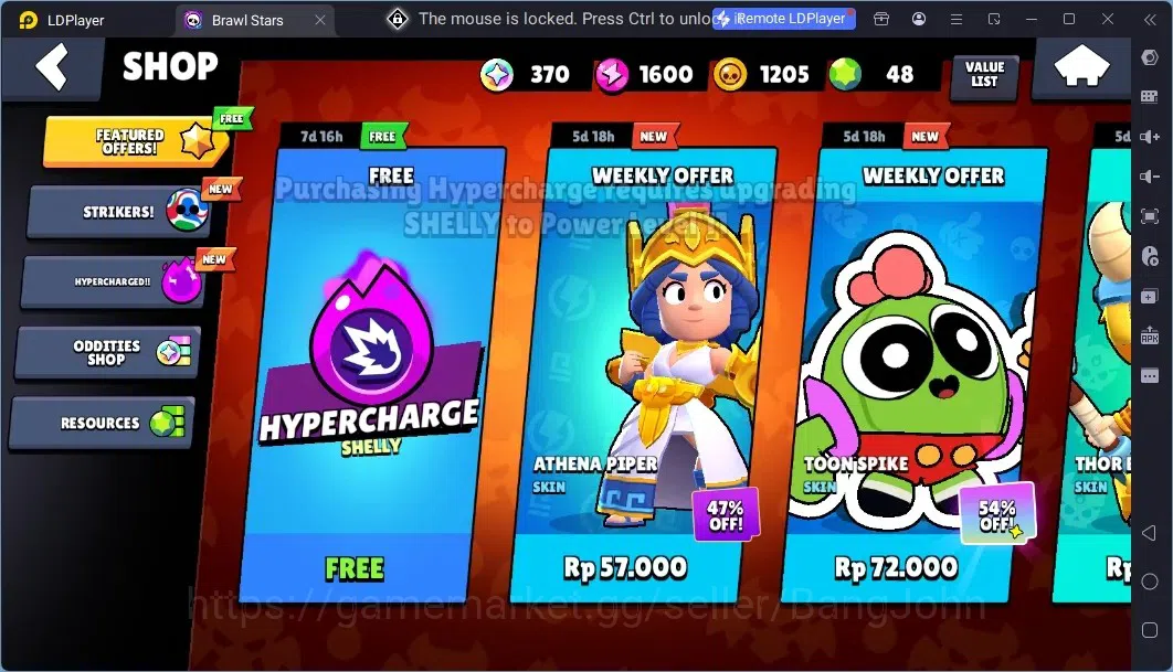 Brawl Stars Accounts Global | 2 Max Hypercharge|23 Brawler|370 Bling|48 image 4