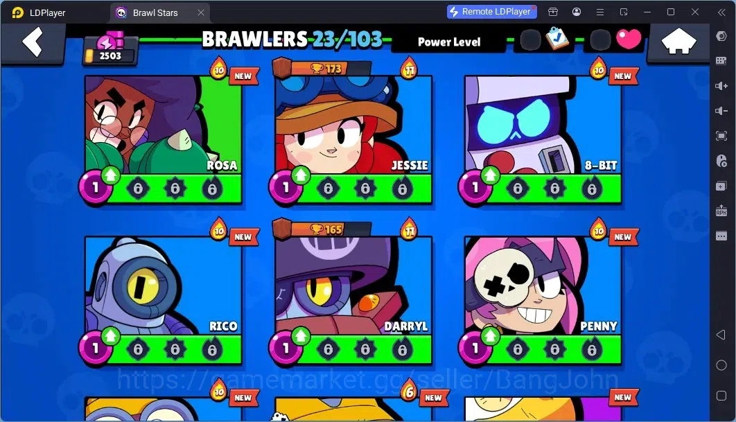 Brawl Stars Accounts Global | 2 Max Hypercharge|23 Brawler|370 Bling|48 image 7
