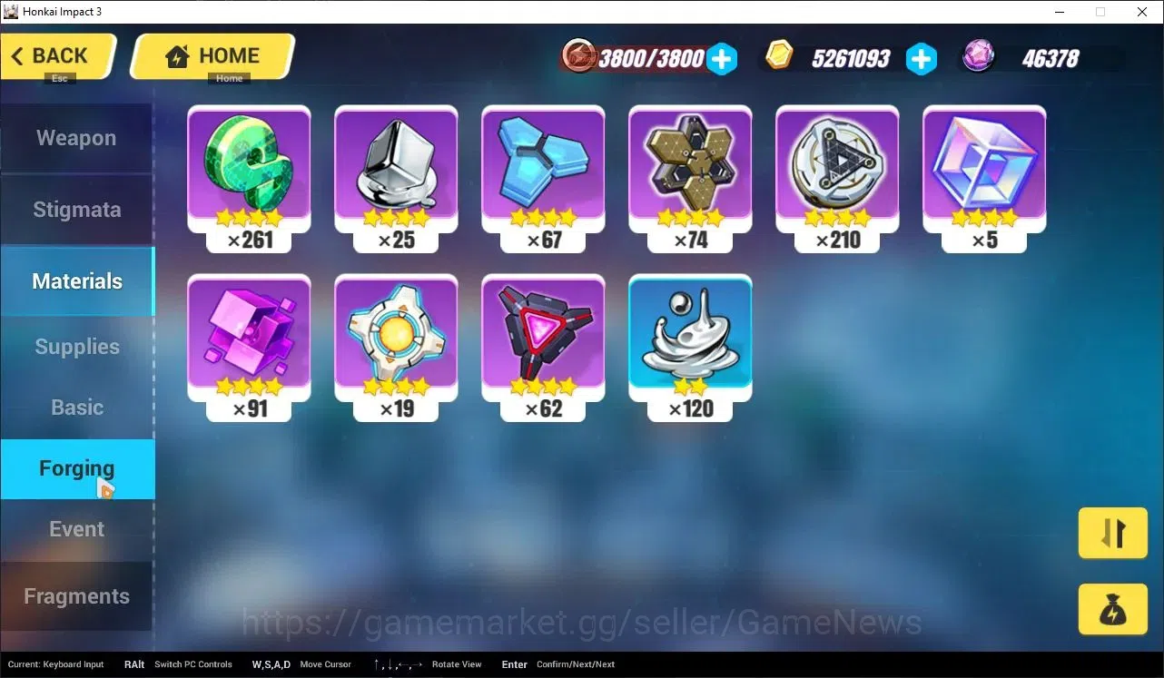 Honkai Impact 3rd Accounts Starter SEA Lvl 46|Starter|1 Full Set|Bronya Silverwing N-EX 4/4,Kiana Hotv,Pardofelis,Raiden 12