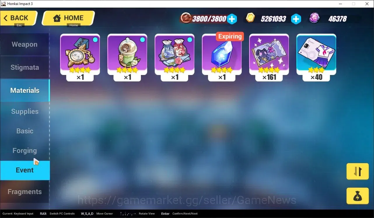 Honkai Impact 3rd Accounts Starter SEA Lvl 46|Starter|1 Full Set|Bronya Silverwing N-EX 4/4,Kiana Hotv,Pardofelis,Raiden 13