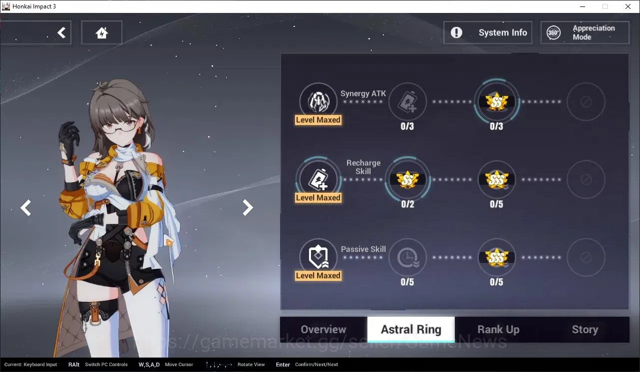Honkai Impact 3rd Accounts Starter SEA Lvl 46|Starter|1 Full Set|Bronya Silverwing N-EX 4/4,Kiana Hotv,Pardofelis,Raiden 4