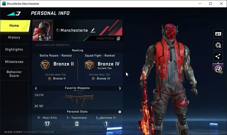 Blood Strike Accounts ASIA|Fresh Starter|2 ULTRA[M700-Boitata Lv3,SKS-El image 2