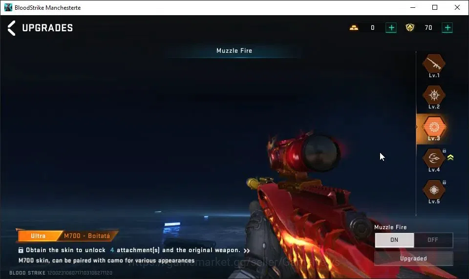 Blood Strike Accounts ASIA|Fresh Starter|2 ULTRA[M700-Boitata Lv3,SKS-El image 4