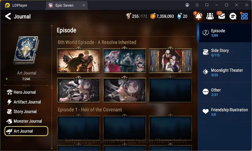 Epic Seven Accounts Global Unverif | 3 ML | Tieria | Judge Kise | Vic image 14
