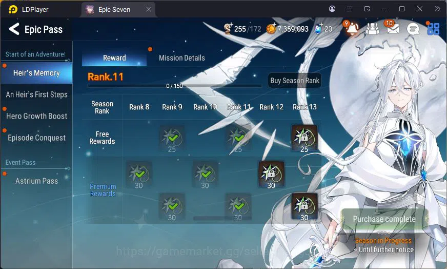 Epic Seven Accounts Global Unverif | 3 ML | Tieria | Judge Kise | Vic image 4