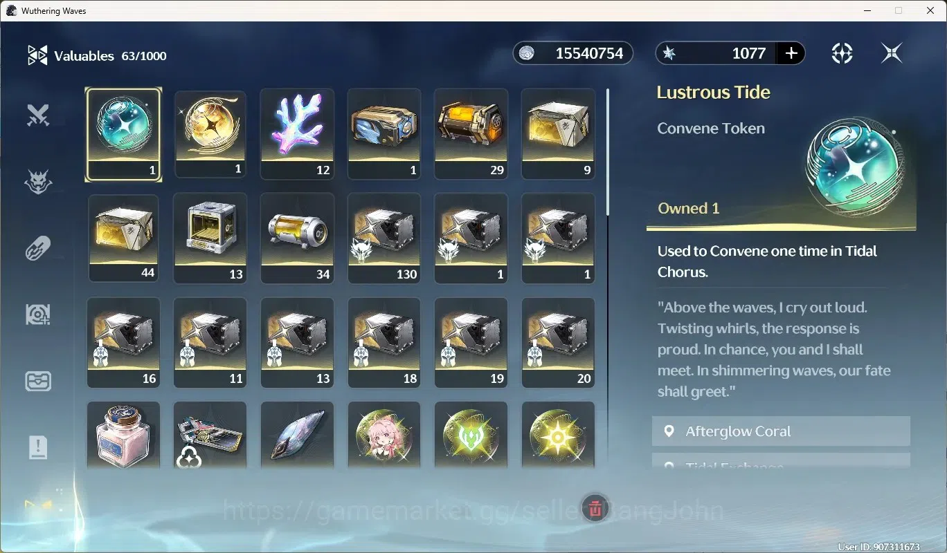 Wuthering Waves Accounts SEA|UL 48|Rank 5|2 Char Limited [Sigrika Rc4,Rebec image 10