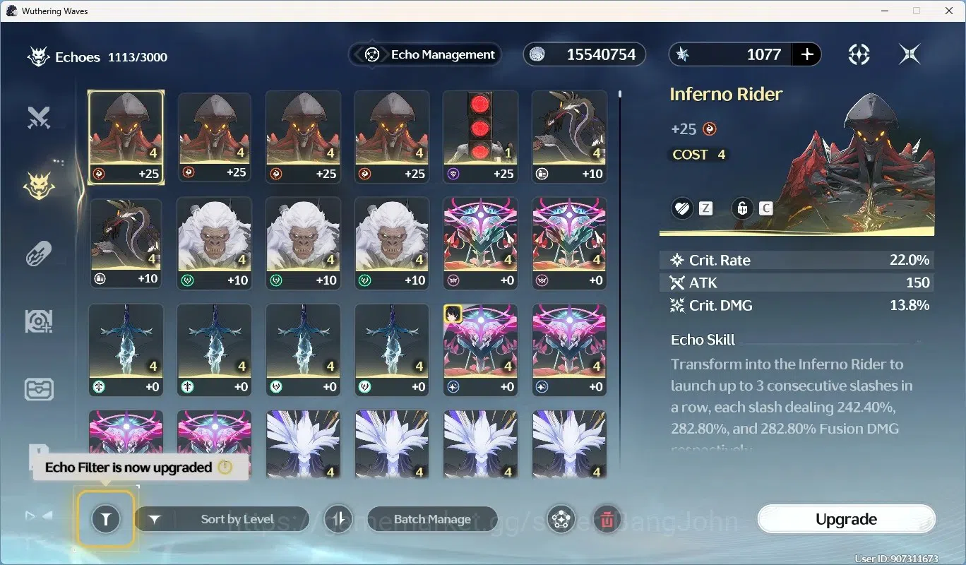 Wuthering Waves Accounts SEA|UL 48|Rank 5|2 Char Limited [Sigrika Rc4,Rebec image 5