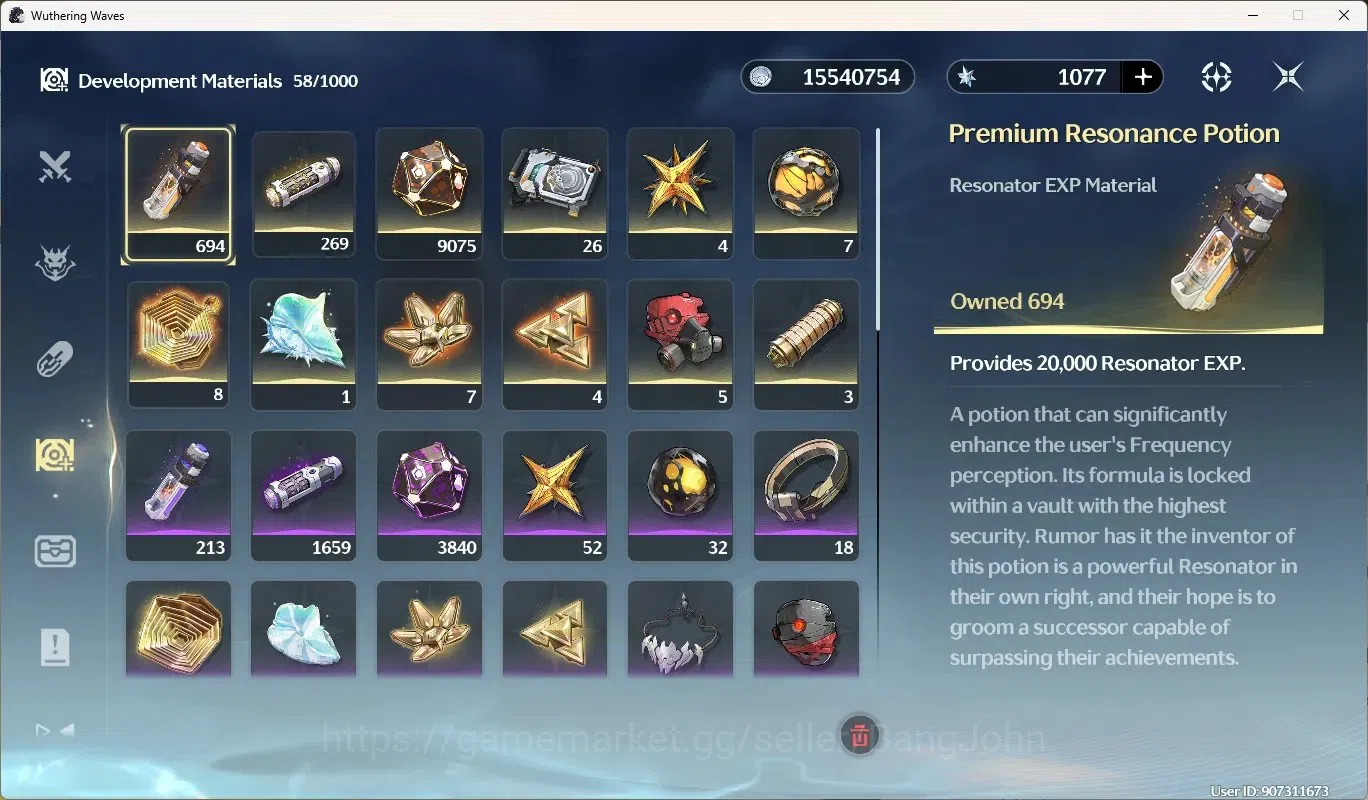 Wuthering Waves Accounts SEA|UL 48|Rank 5|2 Char Limited [Sigrika Rc4,Rebec image 7