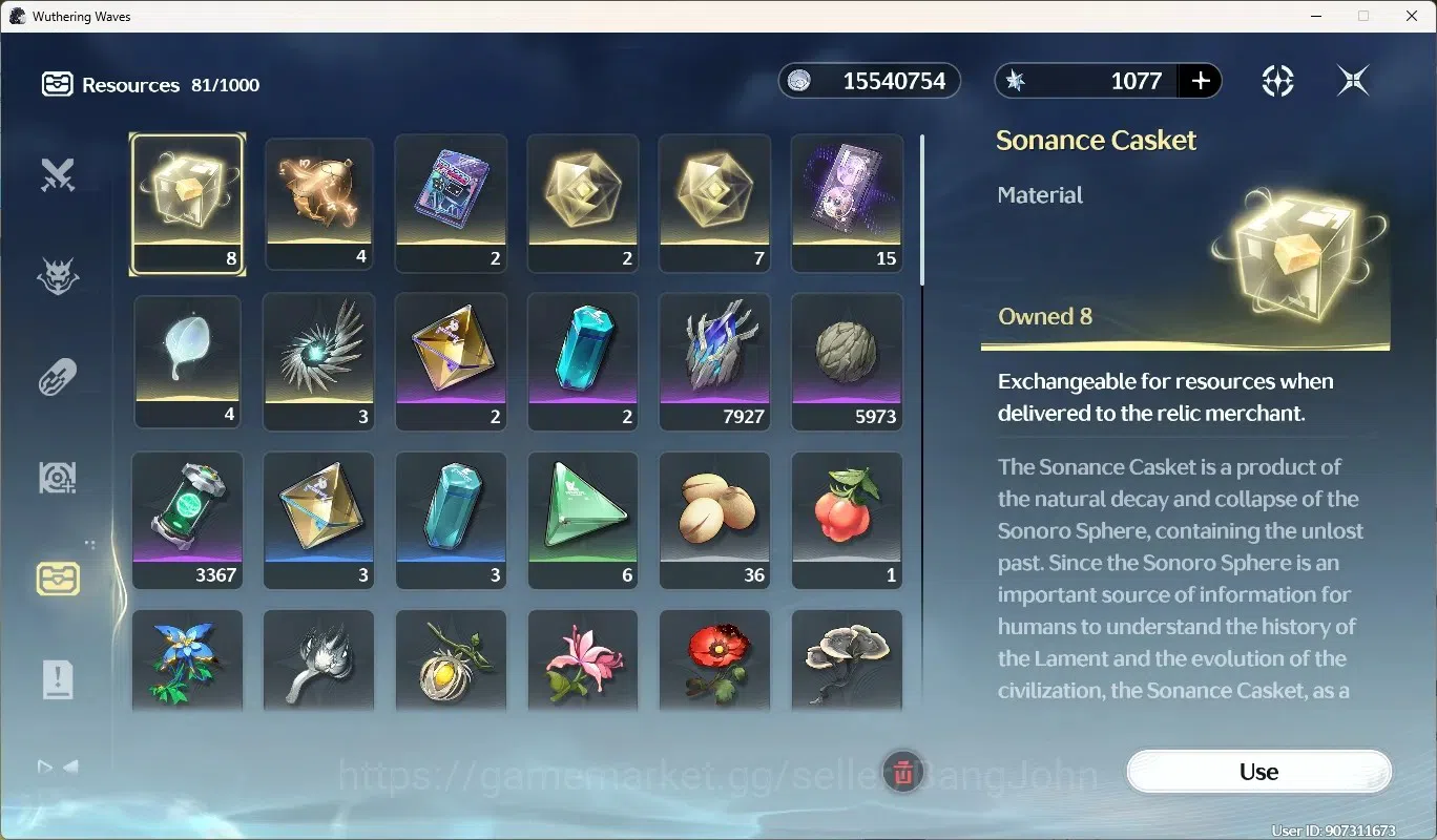 Wuthering Waves Accounts SEA|UL 48|Rank 5|2 Char Limited [Sigrika Rc4,Rebec image 8