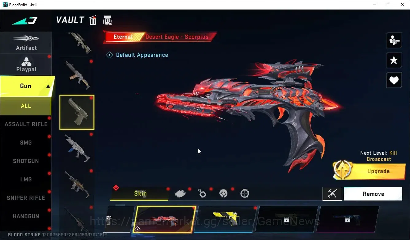 Blood Strike Accounts Collab Skin ASIA|ETERNAL DeAgle+COLLAB Enzo-Kraken,TR FN2K,JACK,BLEACH BYAKUYA+3 Collab Weapon|9 11