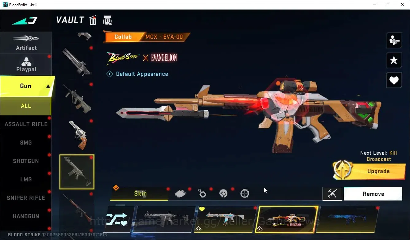 Blood Strike Accounts Collab Skin ASIA|ETERNAL DeAgle+COLLAB Enzo-Kraken,TR FN2K,JACK,BLEACH BYAKUYA+3 Collab Weapon|9 19