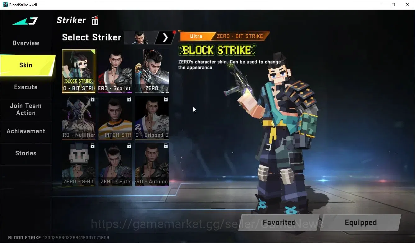 Blood Strike Accounts Collab Skin ASIA|ETERNAL DeAgle+COLLAB Enzo-Kraken,TR FN2K,JACK,BLEACH BYAKUYA+3 Collab Weapon|9 6