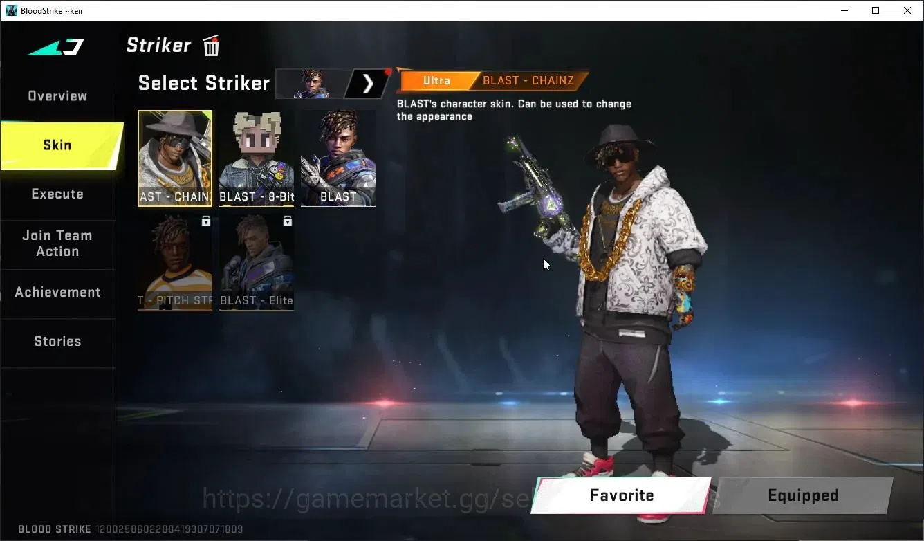 Blood Strike Accounts Collab Skin ASIA|ETERNAL DeAgle+COLLAB Enzo-Kraken,TR FN2K,JACK,BLEACH BYAKUYA+3 Collab Weapon|9 7
