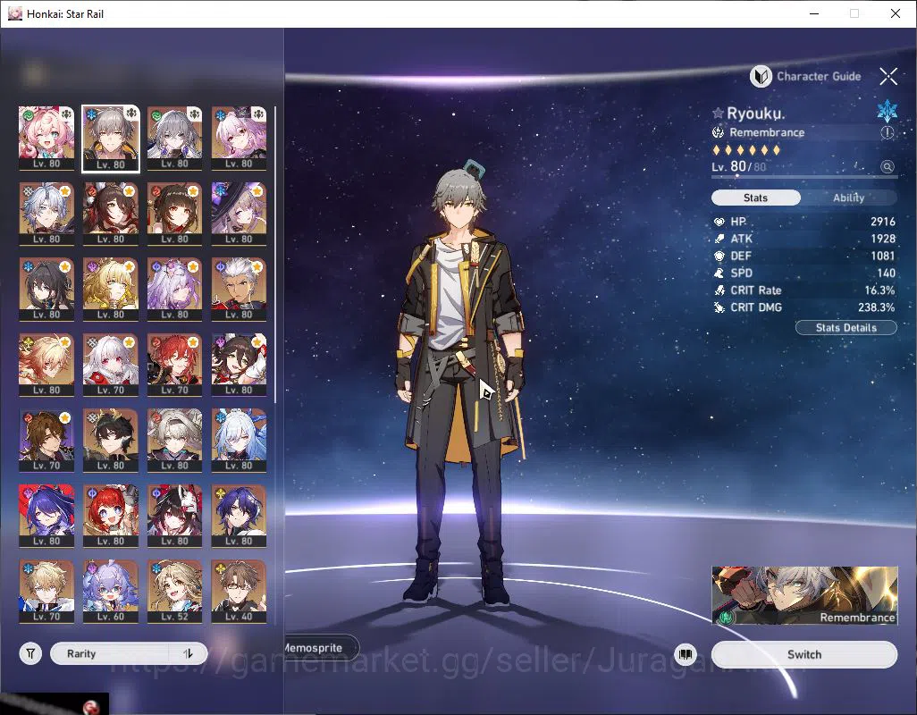 Honkai Star Rail Accounts ASIA|TL 70| 19 Limit [RuanMei E1,Evernight,Aglaea, image 2