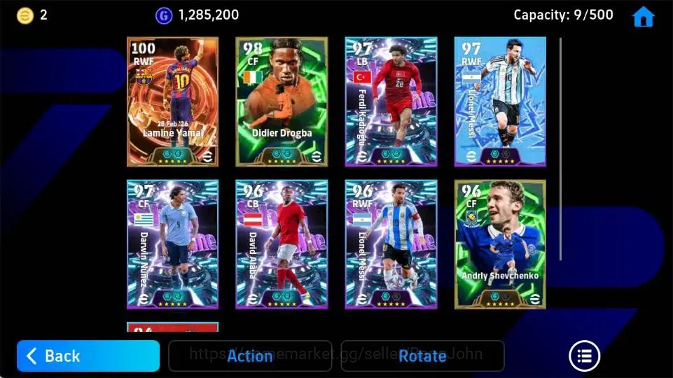 eFootball Accounts Android|PW 3102|Lamine Yamal BigTime,Dldler Drogba image 2