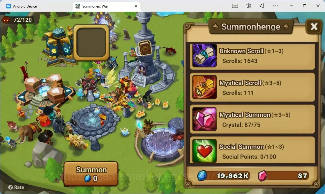 Summoners War: Sky Arena Accounts GLOBAL | NB 5 TESHAR,Starter Gacha 115 12Y+160 11Y image 5