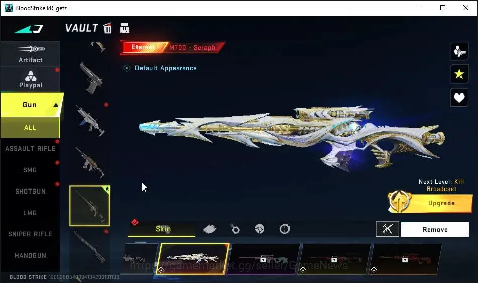 Blood Strike Accounts ASIA|Starter|ETERNAL M700-Seraph|2 Legendary [HK41 image 3