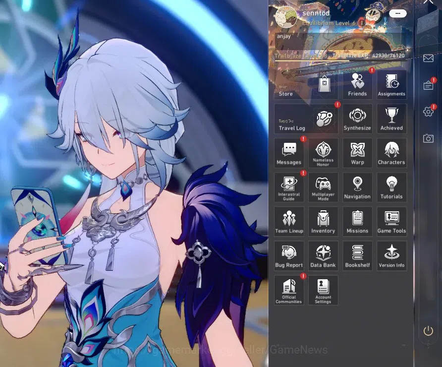 Honkai Star Rail Accounts Others Asia|TL 68|Prem Archer|15 Limited|(Casto,Sunday)+Sign,Evernight E2,Yao Guang,Black 1