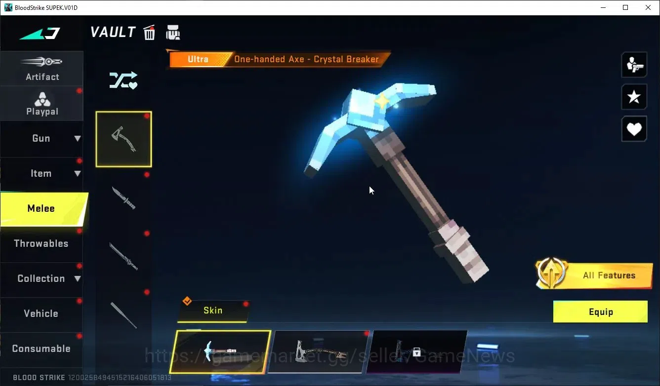 Blood Strike Accounts ASIA|ETERNAL Zero,DeAgle,(Lv3 AUG,UZI)+MELEE AXE,T image 19