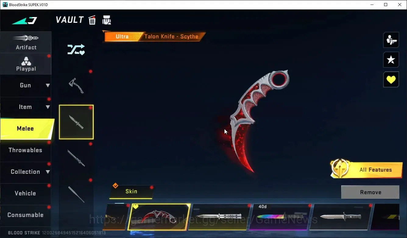 Blood Strike Accounts ASIA|ETERNAL Zero,DeAgle,(Lv3 AUG,UZI)+MELEE AXE,T image 20