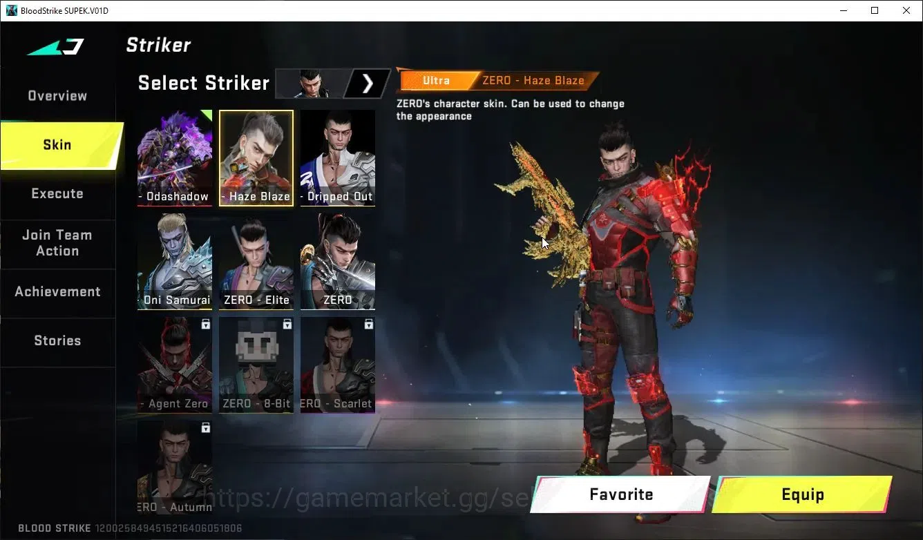 Blood Strike Accounts ASIA|ETERNAL Zero,DeAgle,(Lv3 AUG,UZI)+MELEE AXE,T image 4
