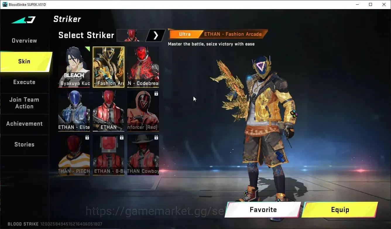 Blood Strike Accounts ASIA|ETERNAL Zero,DeAgle,(Lv3 AUG,UZI)+MELEE AXE,T image 9