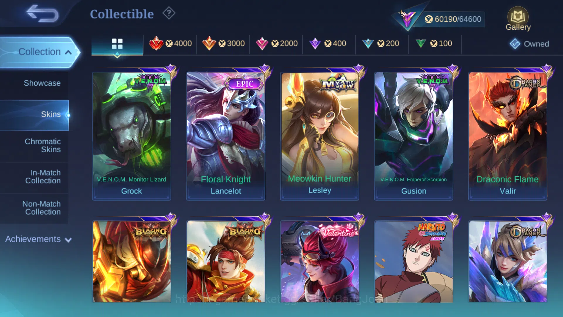 Mobile Legends: Bang Bang Accounts Hero 93 | Skin 207 | Collector Silvana | Luckybox image 10