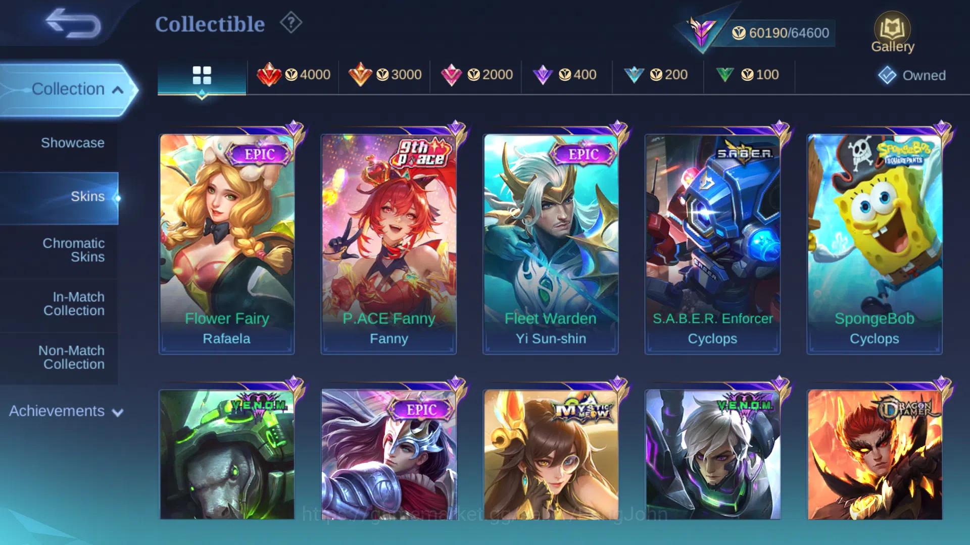 Mobile Legends: Bang Bang Accounts Hero 93 | Skin 207 | Collector Silvana | Luckybox image 11