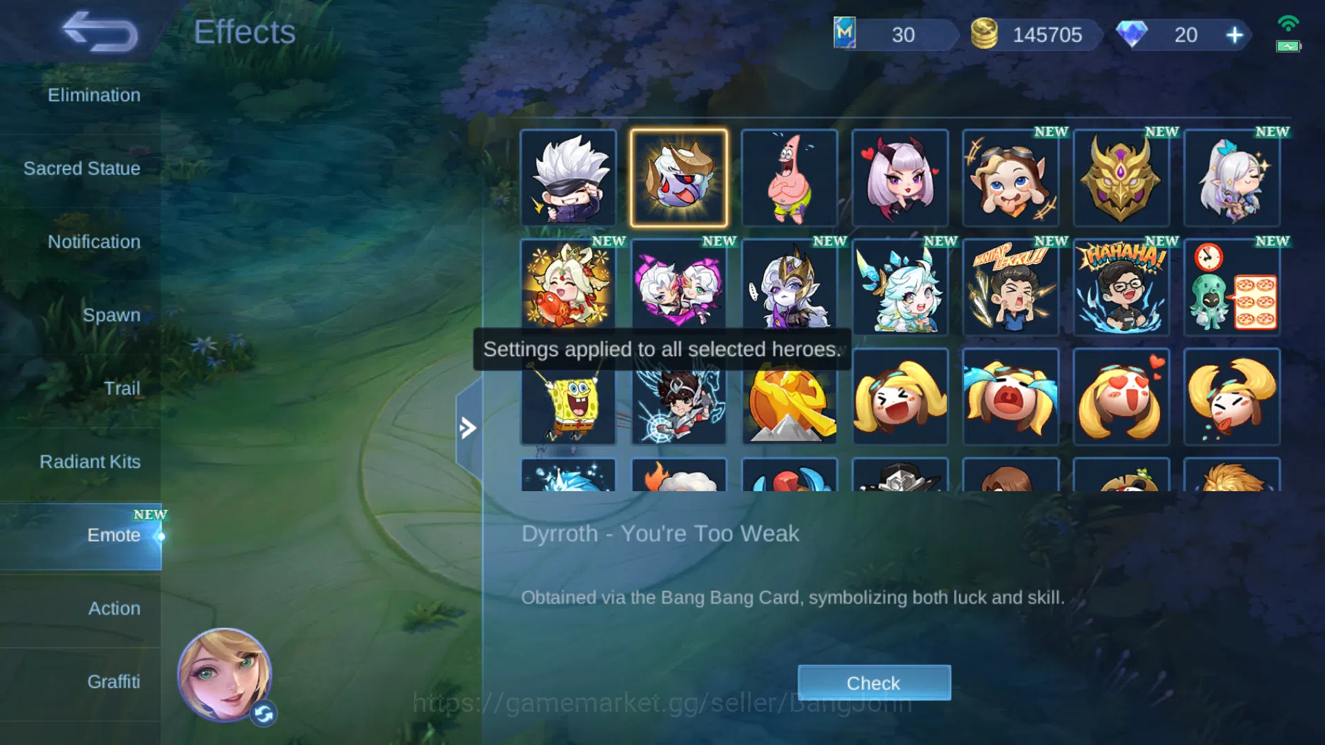 Mobile Legends: Bang Bang Accounts Hero 93 | Skin 207 | Collector Silvana | Luckybox image 16