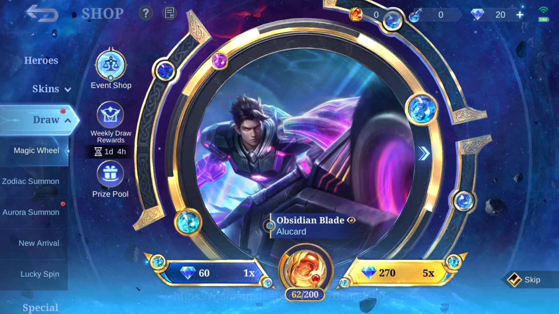 Mobile Legends: Bang Bang Accounts Hero 93 | Skin 207 | Collector Silvana | Luckybox image 2