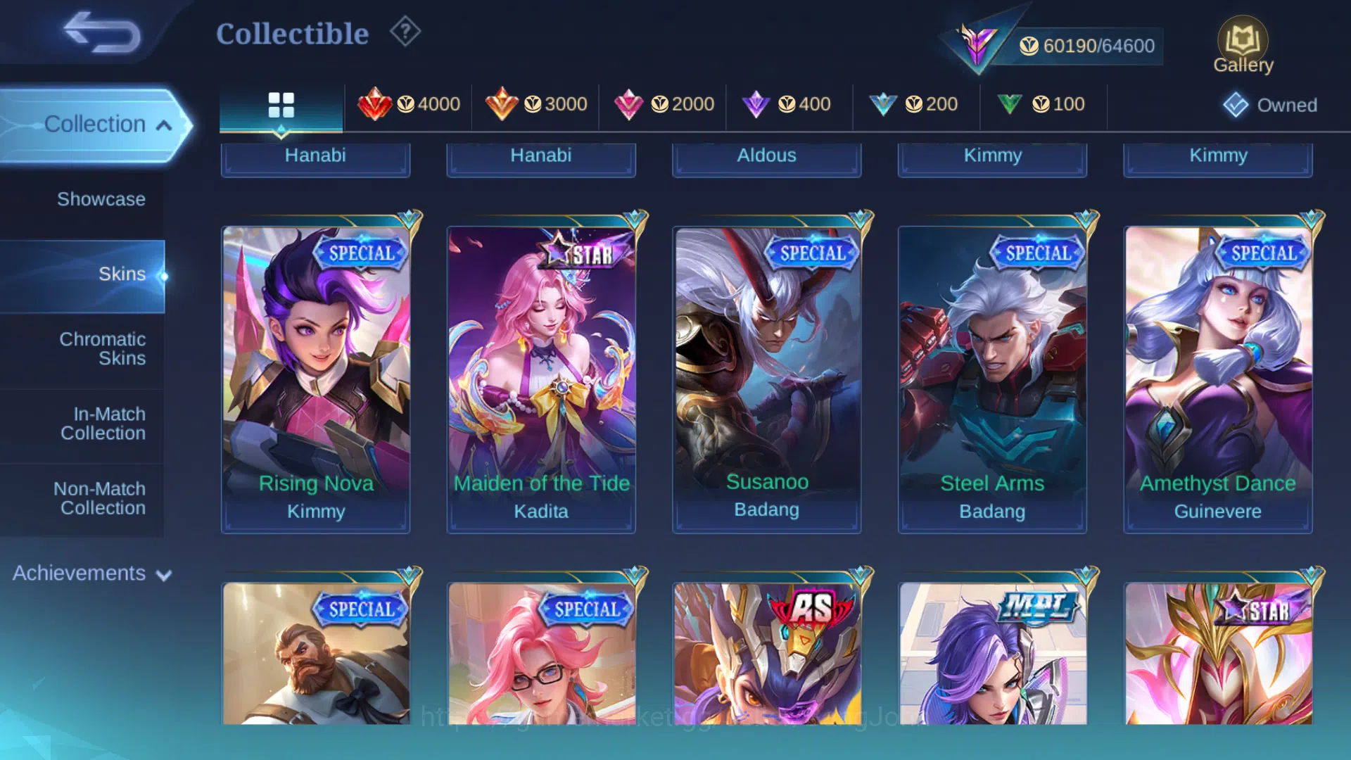 Mobile Legends: Bang Bang Accounts Hero 93 | Skin 207 | Collector Silvana | Luckybox image 6