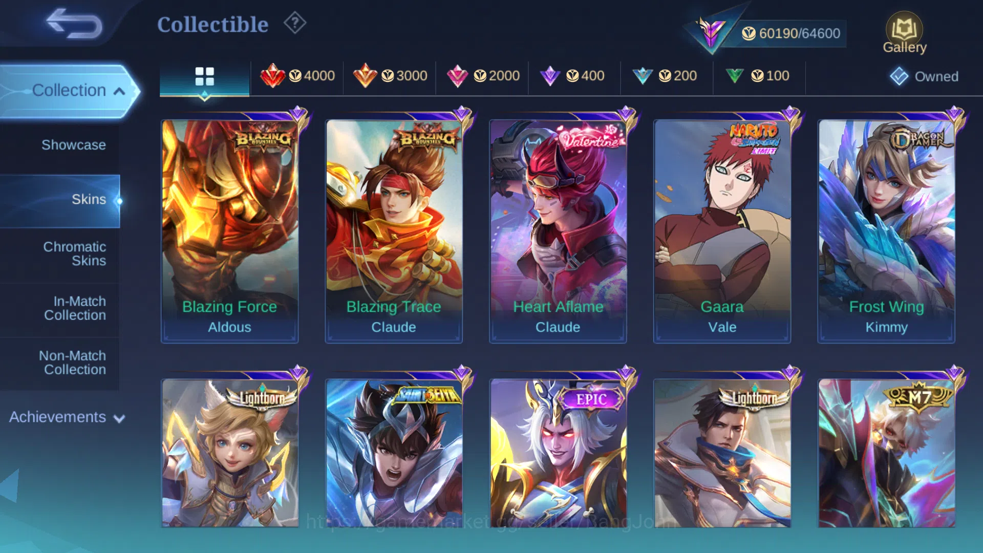 Mobile Legends: Bang Bang Accounts Hero 93 | Skin 207 | Collector Silvana | Luckybox image 9