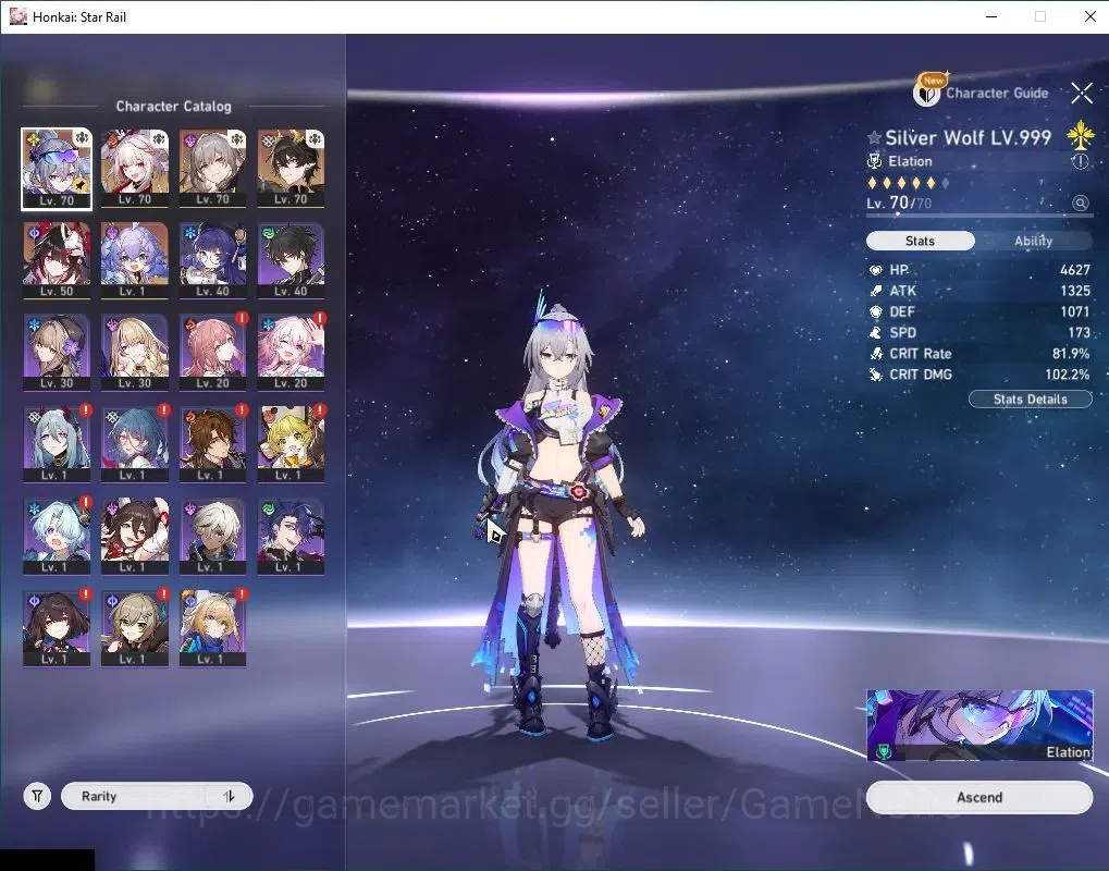 Honkai Star Rail Accounts Others Asia|TL 57|+2 Golden Companion |4 Limited|SW 999 E1+Sign,Sparxie,Sparkle,Dante PT|MC 5