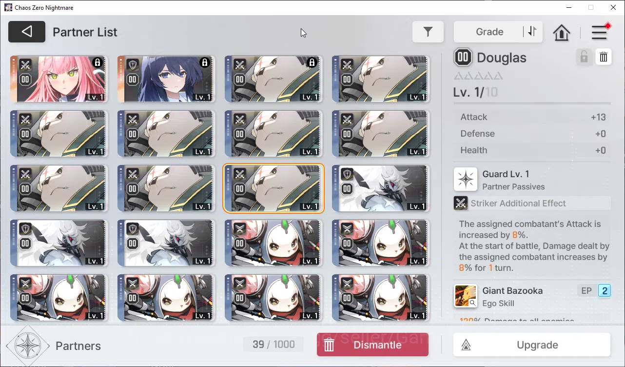 Chaos Zero Nightmare Accounts Global |Lv05|Fresh Starter|1SSR(Khalipe)|Fresh Sto image 10
