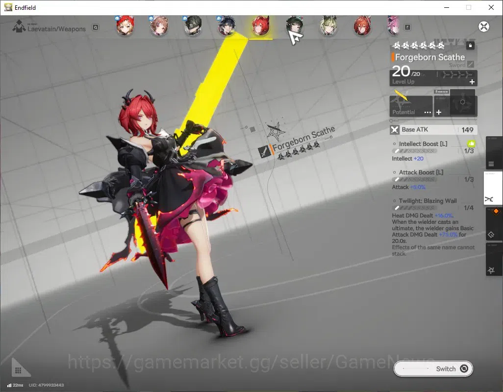 Arknights: Endfield Accounts ASIA|Lv51|8SSR(4Limit)+9(*6WEP)|[(RossiP1,Laevatai image 4