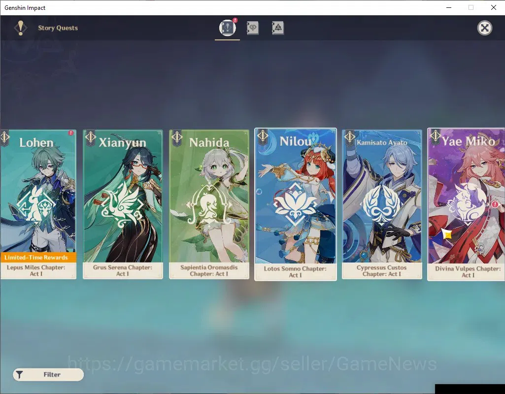 Genshin Impact Accounts ASIA|AR 50|Hutao PremTeam|11 Limited + 3(*5Wep)|Na image 17