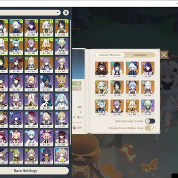 Genshin Impact Mid Game ASIA|AR 50|Hutao PremTeam|11 Limited + 3(*5Wep)|Na image 1
