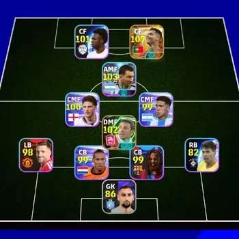 eFootball Accounts Others Android|PW 2897|New Cristiano Ronaldo Big T,Lionel Messi Show T,Mark van Bommel