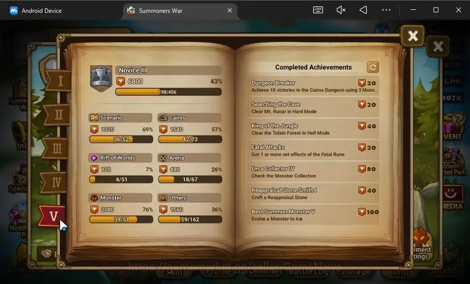 Summoners War: Sky Arena Accounts GLOBAL Lv78|2 LD[Dorothy,Benedict]|21 Total NB5[Ga image 7