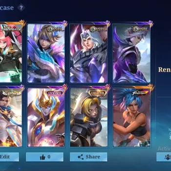 Mobile Legends: Bang Bang Accounts Collector Global|231 Skin|Renowned|Aspirants Layla,LuckyBox Estes,DragonTamer Kimmy Ling